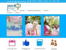 Tablet Screenshot of jamarookids.com